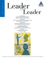 Leader to Leader (LTL), Volume 73, Summer 2014