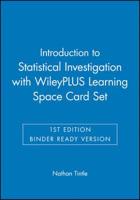 Introduction to Statistical Investigations, 5E Binder Ready Version With Wileyplus Learning Space Card Set