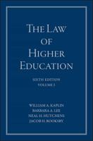 LAW OF HIGHER EDUCATION VOLUME 2 A COMPR
