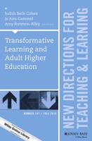 Transformative Learning and Adult Higher Education