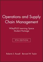 Operations and Supply Chain Management, 9E WileyPLUS Learning SpaceStudent Package