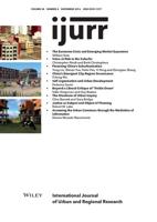 International Journal of Urban and Regional Research. Volume 40, Issue 6