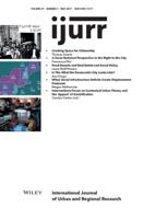 International Journal of Urban and Regional Research. Volume 41, Issue 3