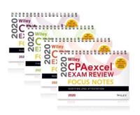 Wiley CPAexcel Exam Review 2020 Focus Notes. Complete Set