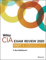 Wiley CIA Exam Review 2020. Part 1 Essentials of Internal Auditing