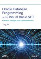 Oracle Database Programming With Visual Basic.NET