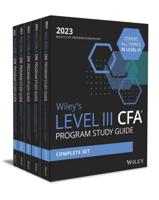 Wiley's Level III CFA Program Study Guide 2023: Complete Set
