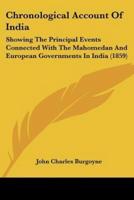 Chronological Account Of India