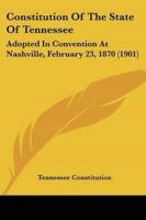 Constitution Of The State Of Tennessee