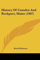 History Of Camden And Rockport, Maine (1907)