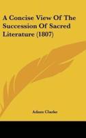 A Concise View of the Succession of Sacred Literature (1807)