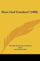 Does God Comfort? (1906)