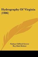 Hydrography Of Virginia (1906)