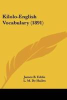 Kilolo-English Vocabulary (1891)