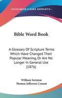 Bible Word Book