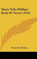 Marie Tello Phillips' Book Of Verses (1922)