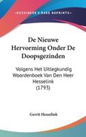 De Nieuwe Hervorming Onder De Doopsgezinden