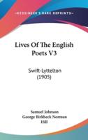 Lives Of The English Poets V3