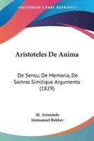 Aristoteles De Anima
