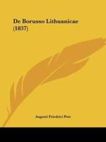 De Borusso Lithuanicae (1837)