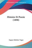 Histoire Et Poesie (1898)