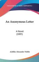 An Anonymous Letter