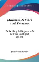 Memoires De M De Staal Delaunay