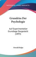 Grundriss Der Psychologie