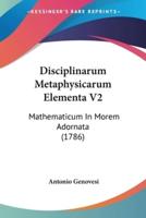 Disciplinarum Metaphysicarum Elementa V2