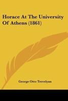 Horace At The University Of Athens (1861)