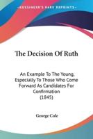 The Decision Of Ruth