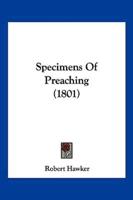 Specimens Of Preaching (1801)