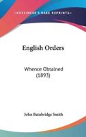 English Orders