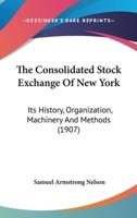 The Consolidated Stock Exchange Of New York