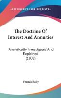 The Doctrine Of Interest And Annuities