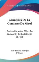 Memoires De La Comtesse De Mirol