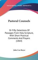 Pastoral Counsels