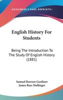 English History For Students