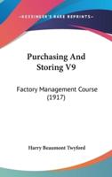 Purchasing And Storing V9