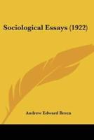 Sociological Essays (1922)