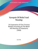 Synopsis Of Belief And Worship