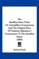 The Samkhya Sutra Vritti