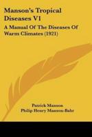 Manson's Tropical Diseases V1