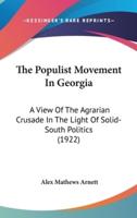 The Populist Movement In Georgia