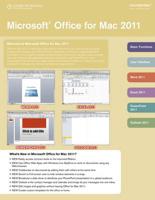 Microsoft« Office 2011 for Mac CourseNotes