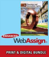 Bundle: Elementary and Intermediate Algebra, 5th + Webassign Printed Access Card for Tussy/Gustafson's Elementary and Intermediate Algebra, 5th Edition, Single-Term