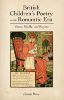 British Children's Poetry in the Romantic Era