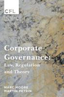 Corporate Governance : Law, Regulation and Theory