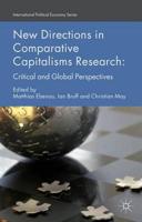 New Directions in Comparative Capitalisms Research