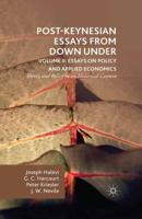 Post-Keynesian Essays from Down Under Volume II Essays on Policy and Applied Economics